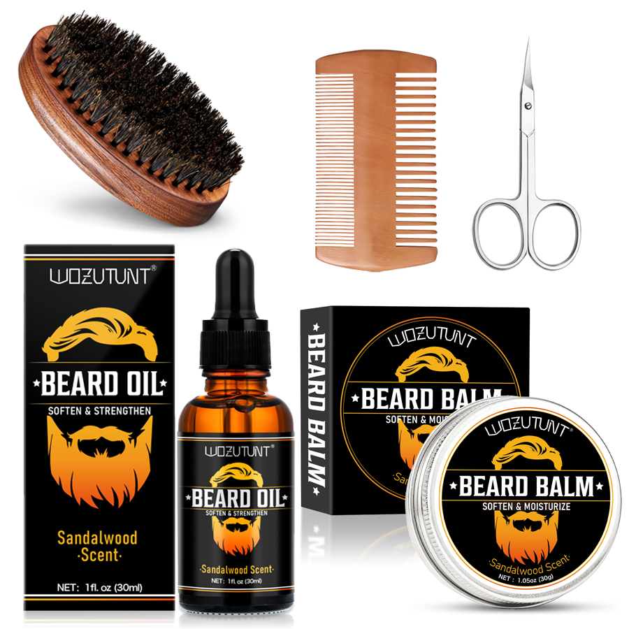 Beard Oil Growth - Men Beard Care Kit Beard Oil