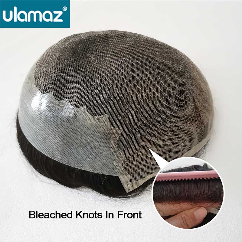 Men'S Grooming Tape - Bleach Knots Lace Wig Man Human