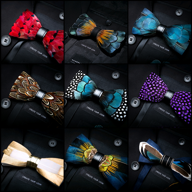 Men'S Grooming Gift Box - JEMYGINS Original Design Fashion Feather Bow