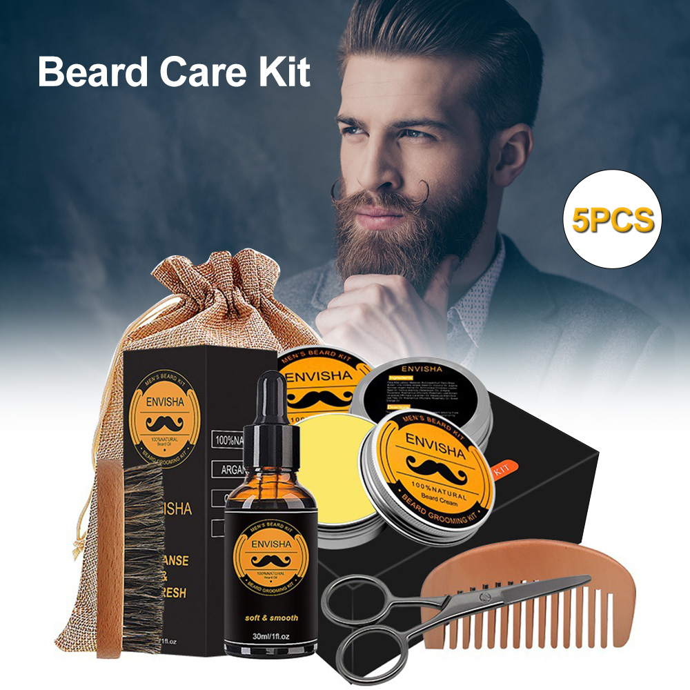 Beard Growth Kit For Men Barbe - đánh giá và giá Beard Oil Growth
