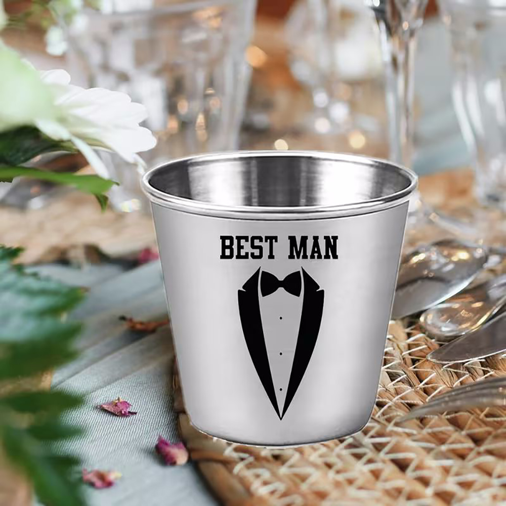 Custom Groomsman Shot Glass Se - đánh giá và giá Men'S Grooming Wedding Day