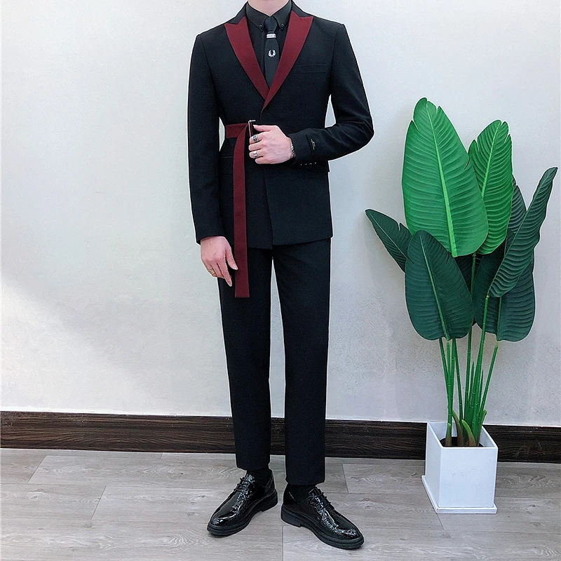 Fashion Slim Fit Men Suit 2 Pi - đánh giá và giá Young Men'S Grooming