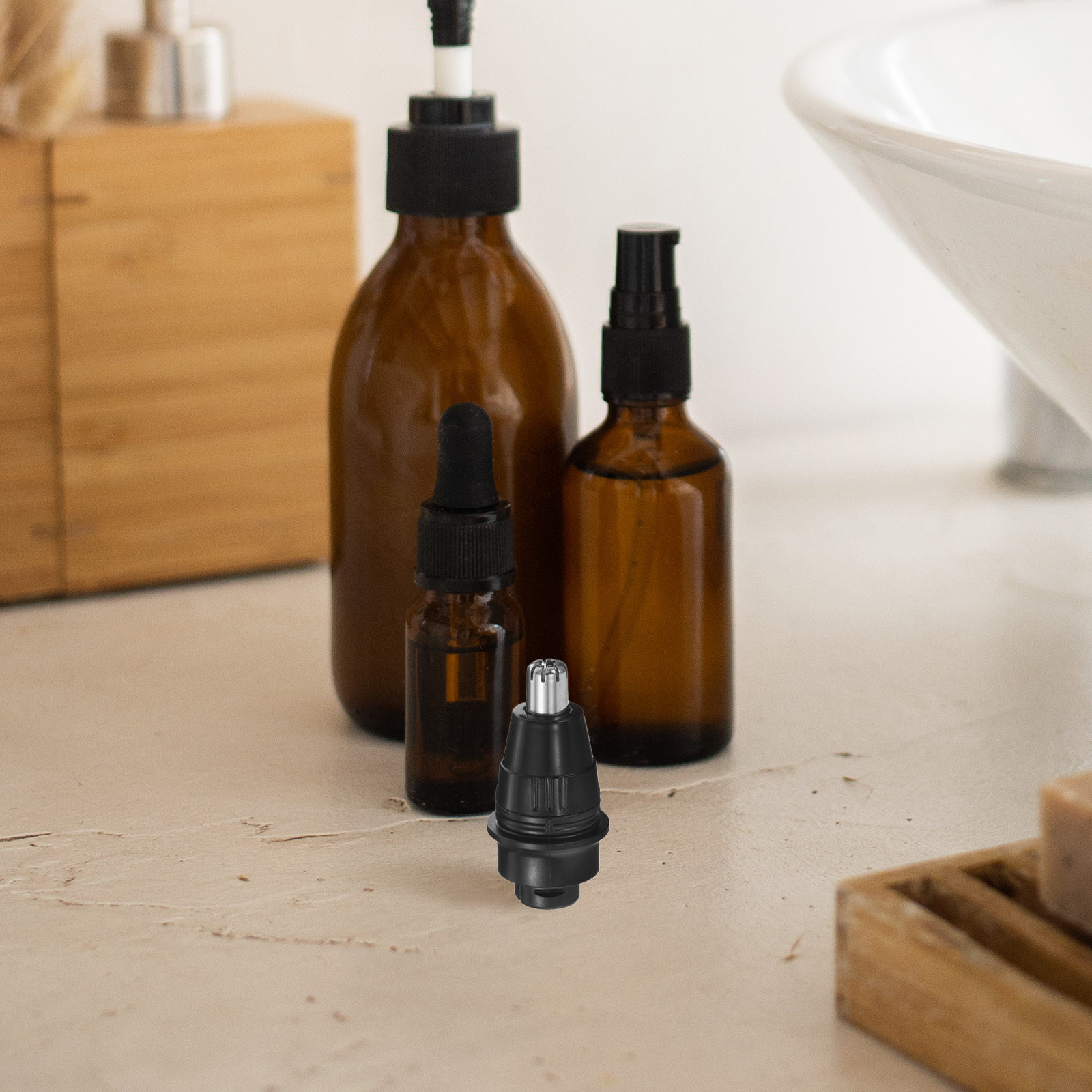 Nose Hair Trimmer Head Electri - đánh giá và giá Mens Grooming Travel Kit