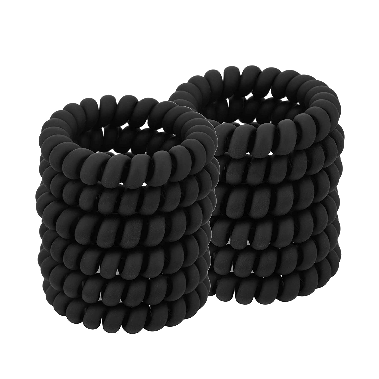 Black Spiral Hair Ties Matte E - đánh giá và giá Men'S Grooming Tape