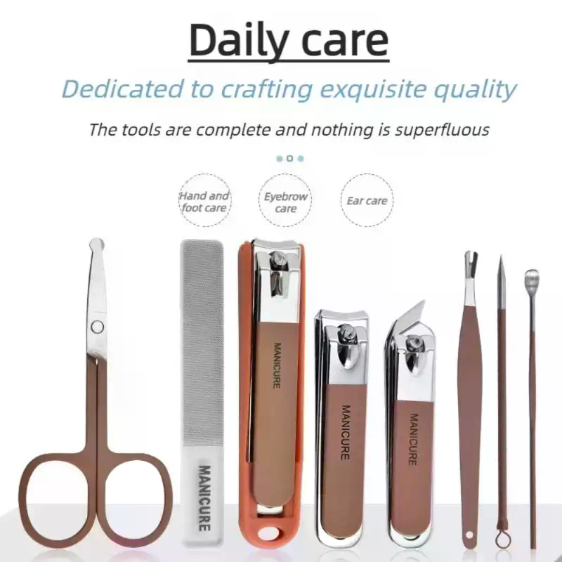 Nail Care Kit Anti-Splatter Ma - đánh giá và giá Mens Grooming Travel Kit