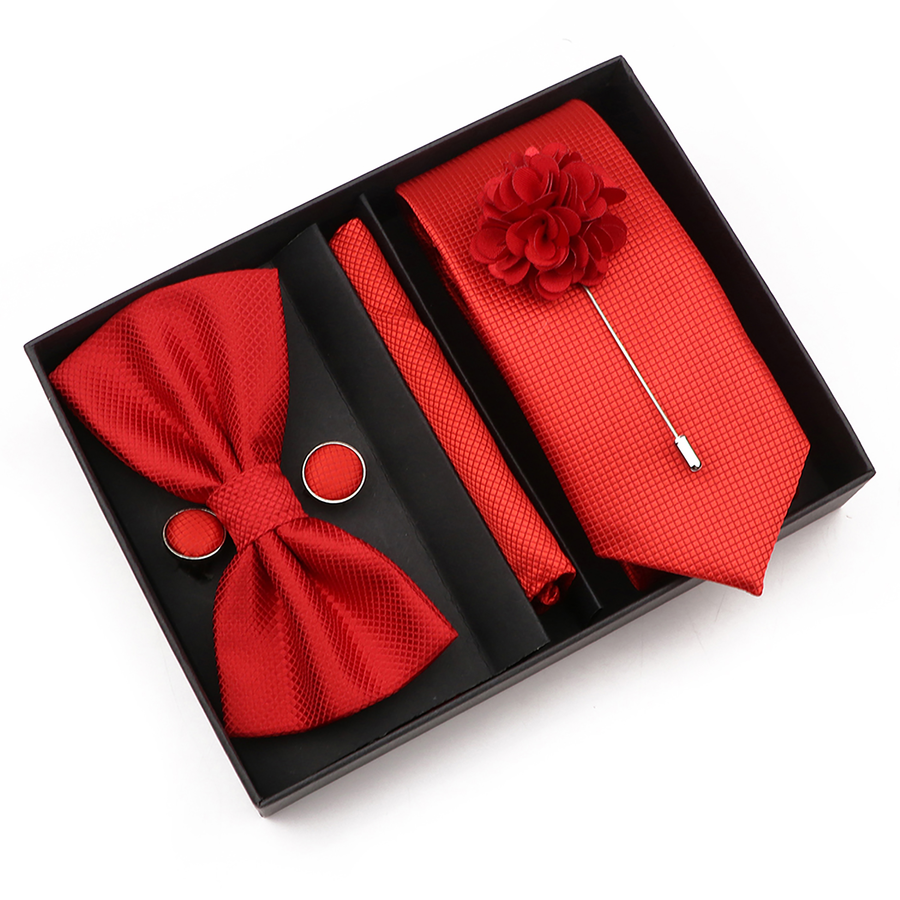 New Style Tie Set Solid Color  - đánh giá và giá Men'S Grooming Gift Box