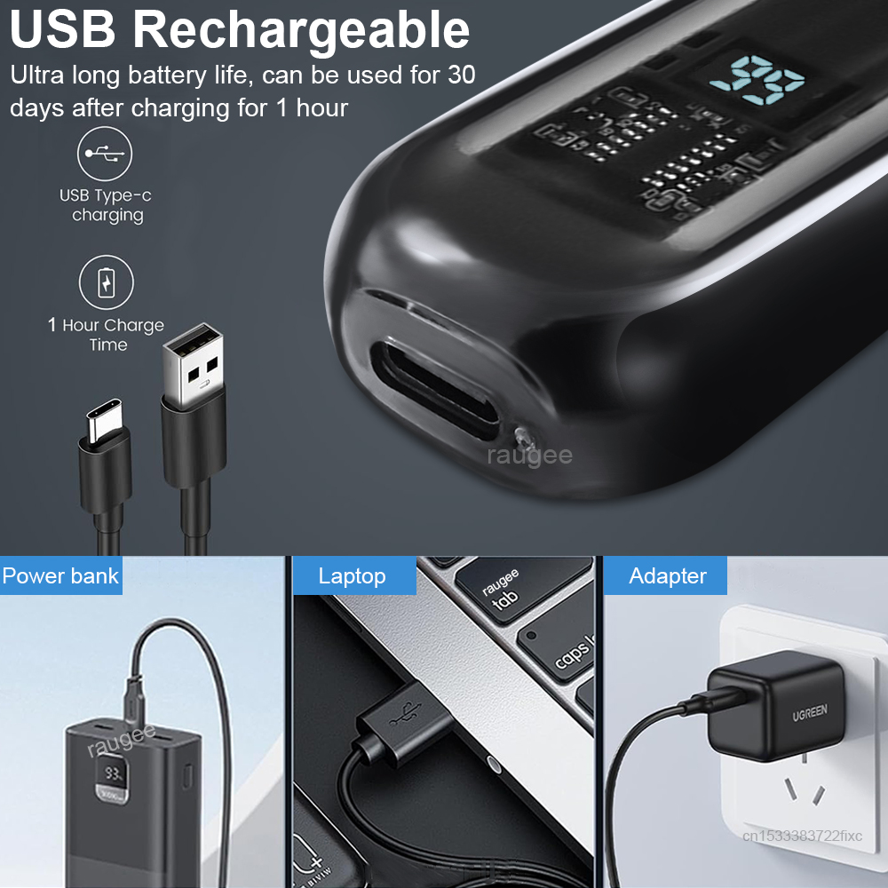 Nose and Ear Hair Trimmer USB  - đánh giá và giá Men'S Grooming Tape