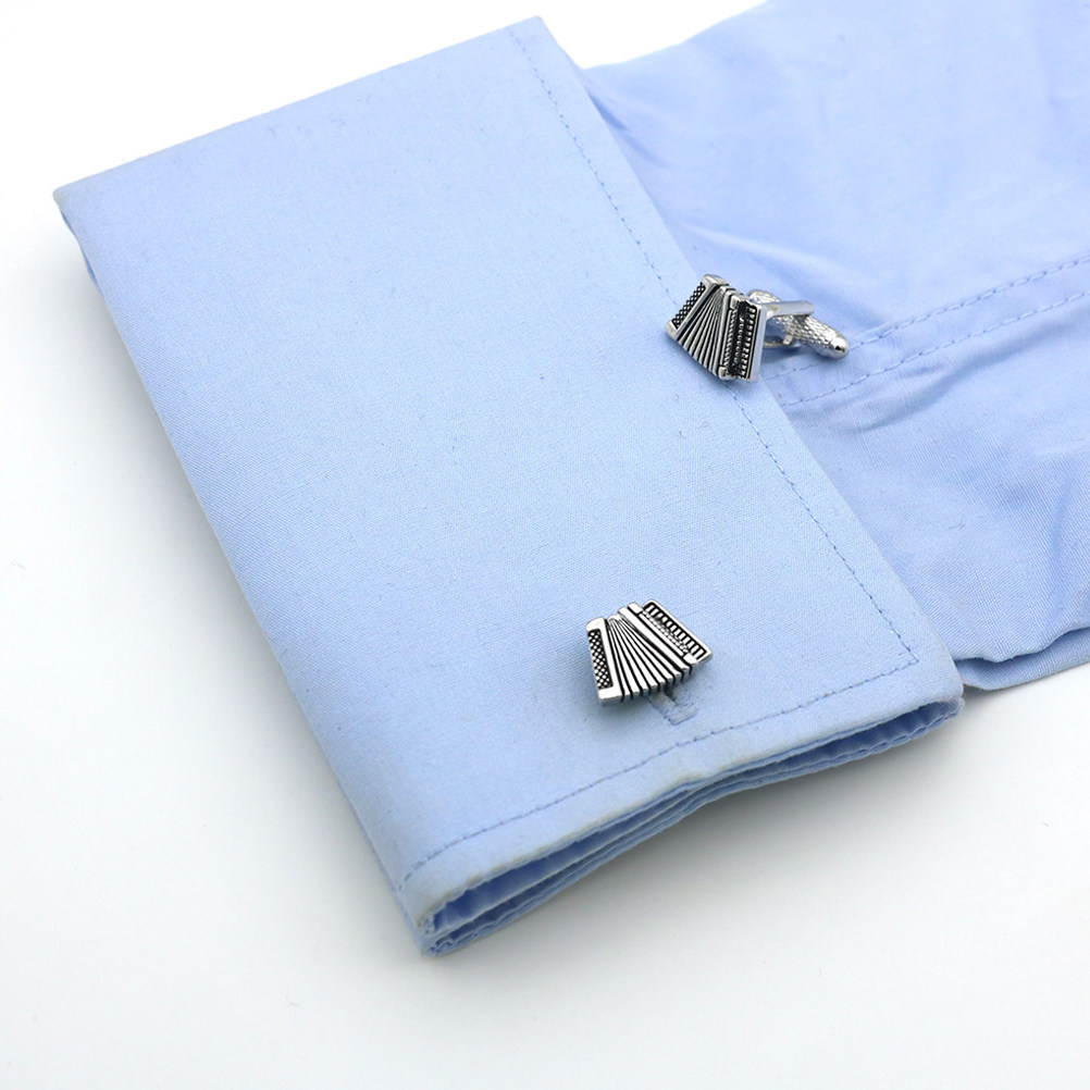 2Pcs Accordion Cufflinks Men L - đánh giá và giá Men'S Grooming Wedding Day