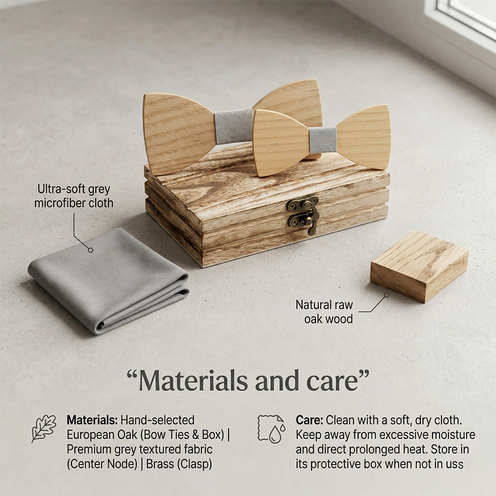 Mens Wooden Bowtie Set Minimal - đánh giá và giá Men'S Grooming Gift Box