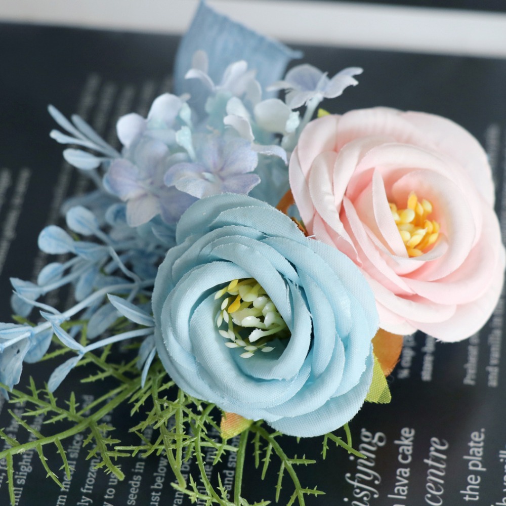 Classy Silk Rose Flower Head M - đánh giá và giá Men'S Grooming Wedding Day