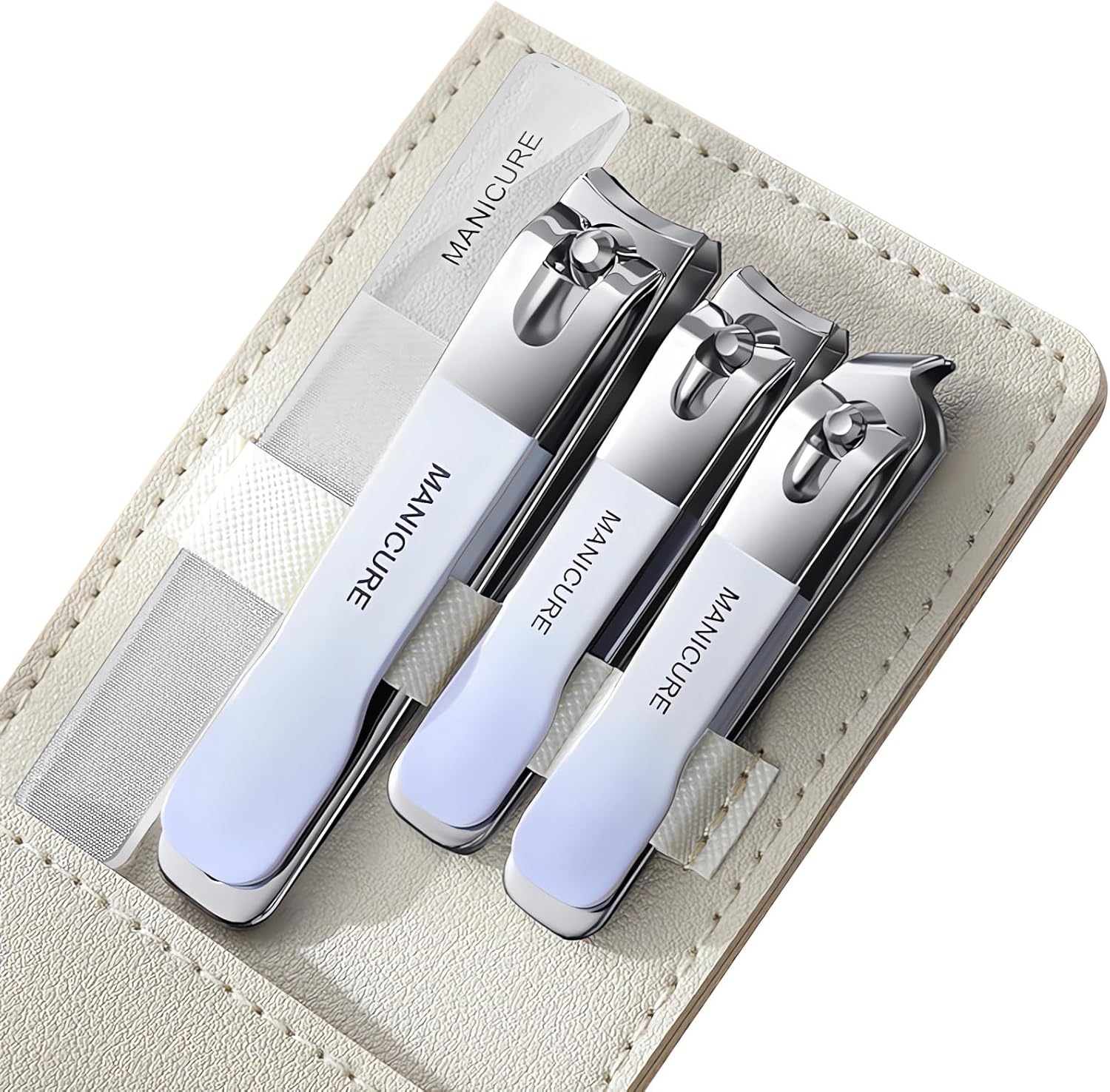4 Pcs Manicure Set Stainless S - đánh giá và giá Mens Grooming Travel Kit