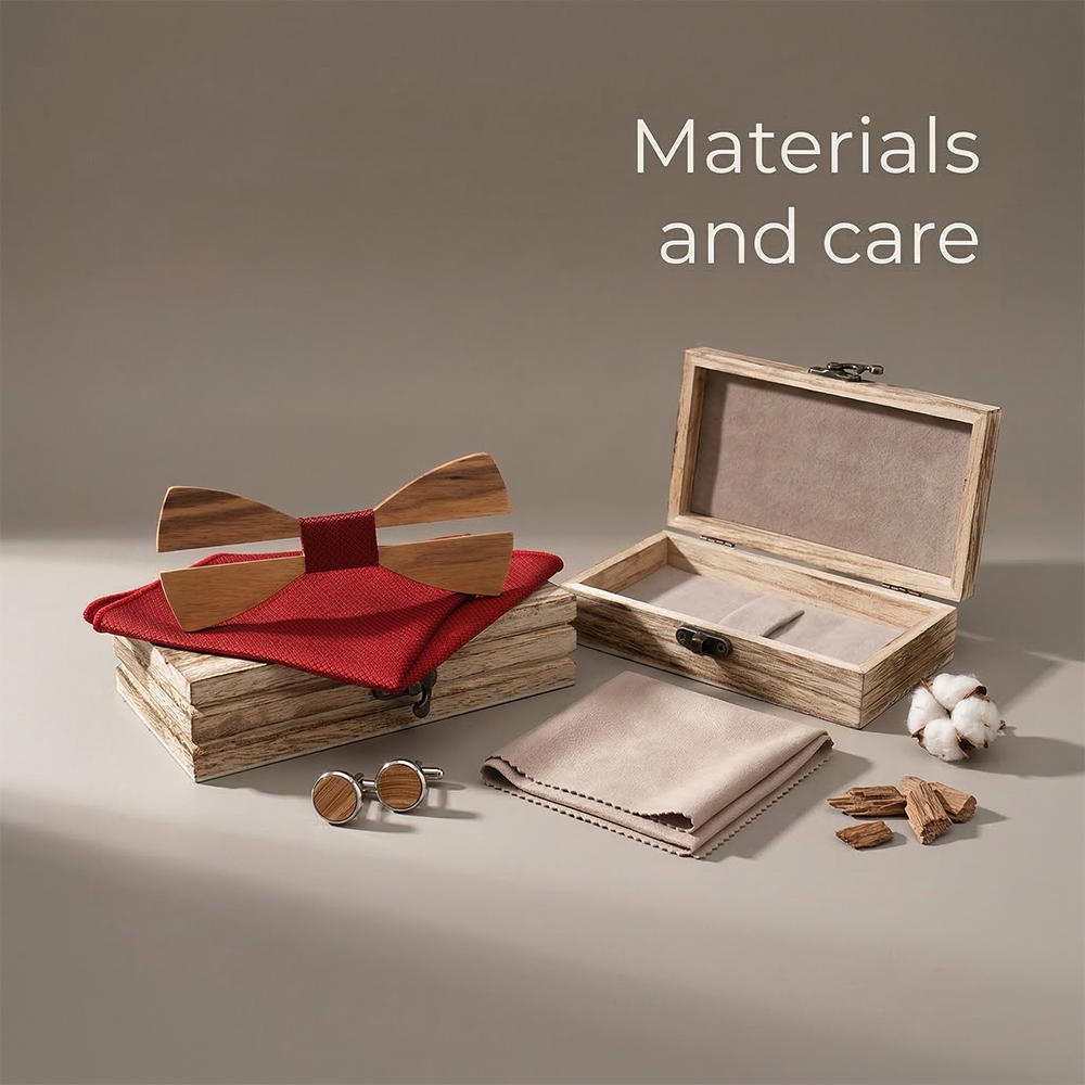 Mens Wooden Bowtie Set Minimal - đánh giá và giá Men'S Grooming Gift Box