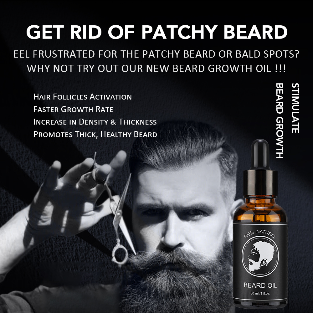 Facial Hair Beard Growth Oil B - đánh giá và giá Beard Oil Growth