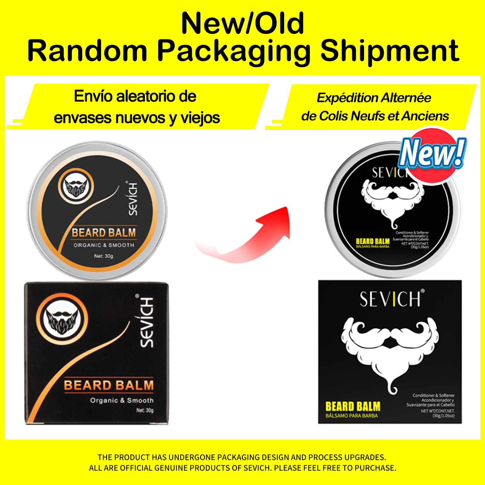 SEVICH Natural Beard Balm Wax  - đánh giá và giá Beard Oil Growth