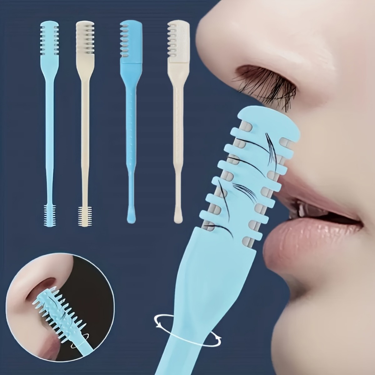 2Pcs Dual Head Nose Hair Trimm - đánh giá và giá Mens Grooming Box