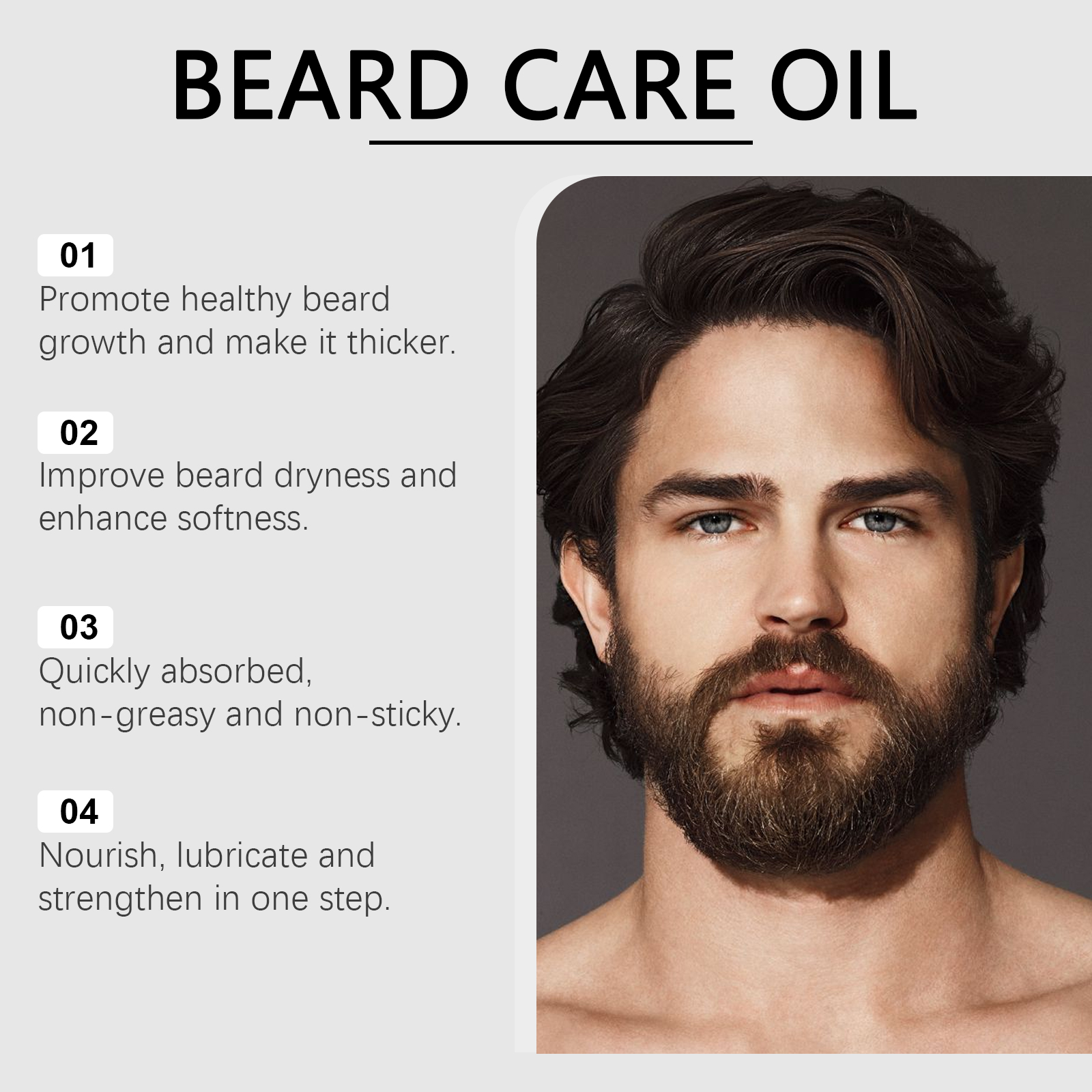 Men Beard Oil Enhance Mustache - đánh giá và giá Beard Oil Growth