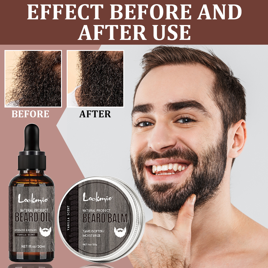 LOCKMIO 2pcs Natural Vanilla S - đánh giá và giá Beard Oil Growth