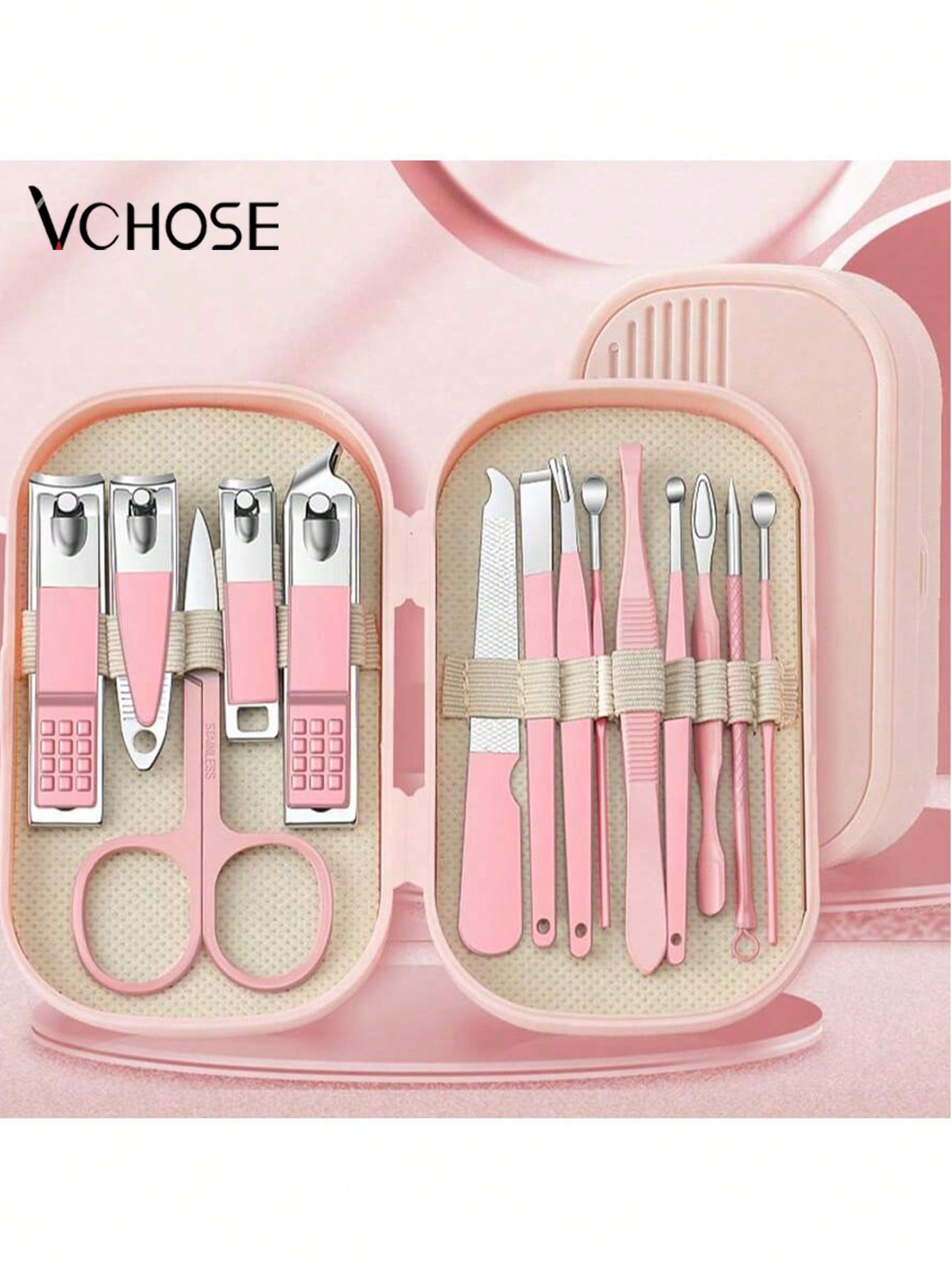 VCHOSE Manicure Set, Women's G - đánh giá và giá Men'S Grooming Gift Box