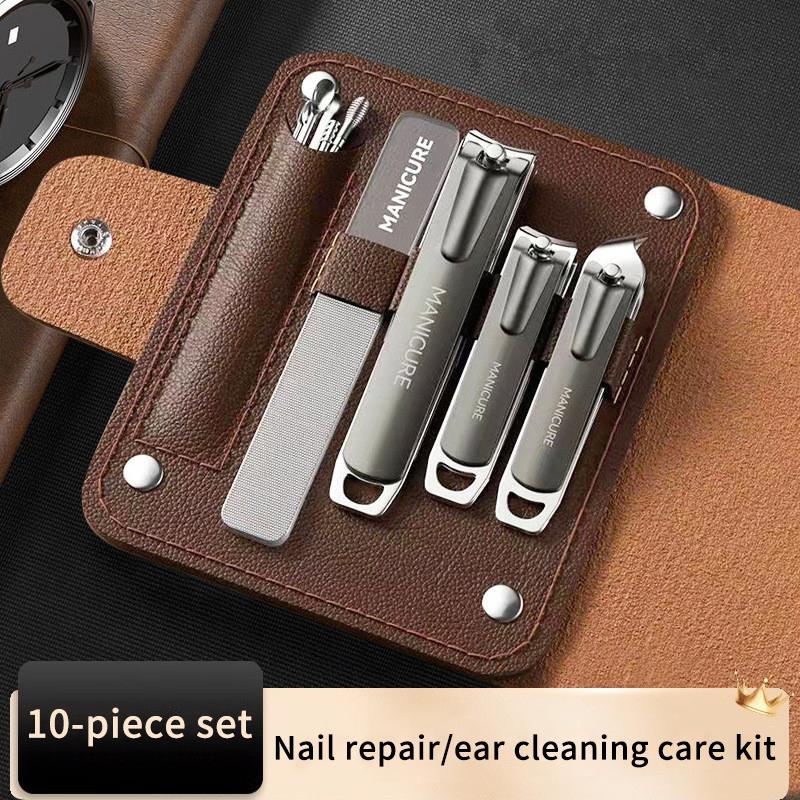 10 Pcs Manicure Pedicure Set P - đánh giá và giá Mens Grooming Travel Kit