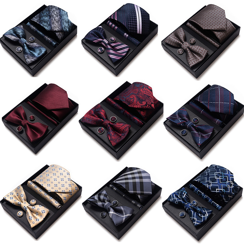 Tie Set Box Wedding Gifts Men  - đánh giá và giá Men'S Grooming Gift Box