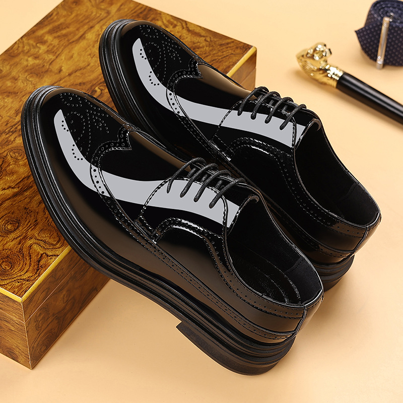 2026 New Patent Leather Brogue - đánh giá và giá Young Men'S Grooming