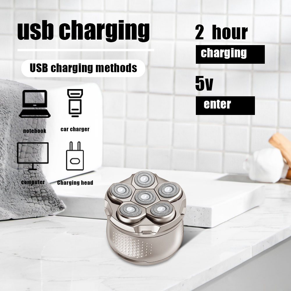 6 Heads Electric Shaver for Me - đánh giá và giá Mens Grooming Travel Kit
