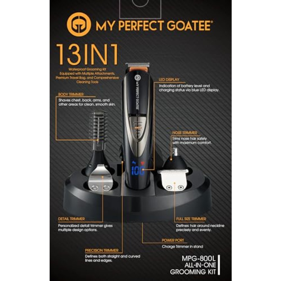 My Perfect Goatee®️ 13-in-1 Me - đánh giá và giá Mens Grooming Travel Kit