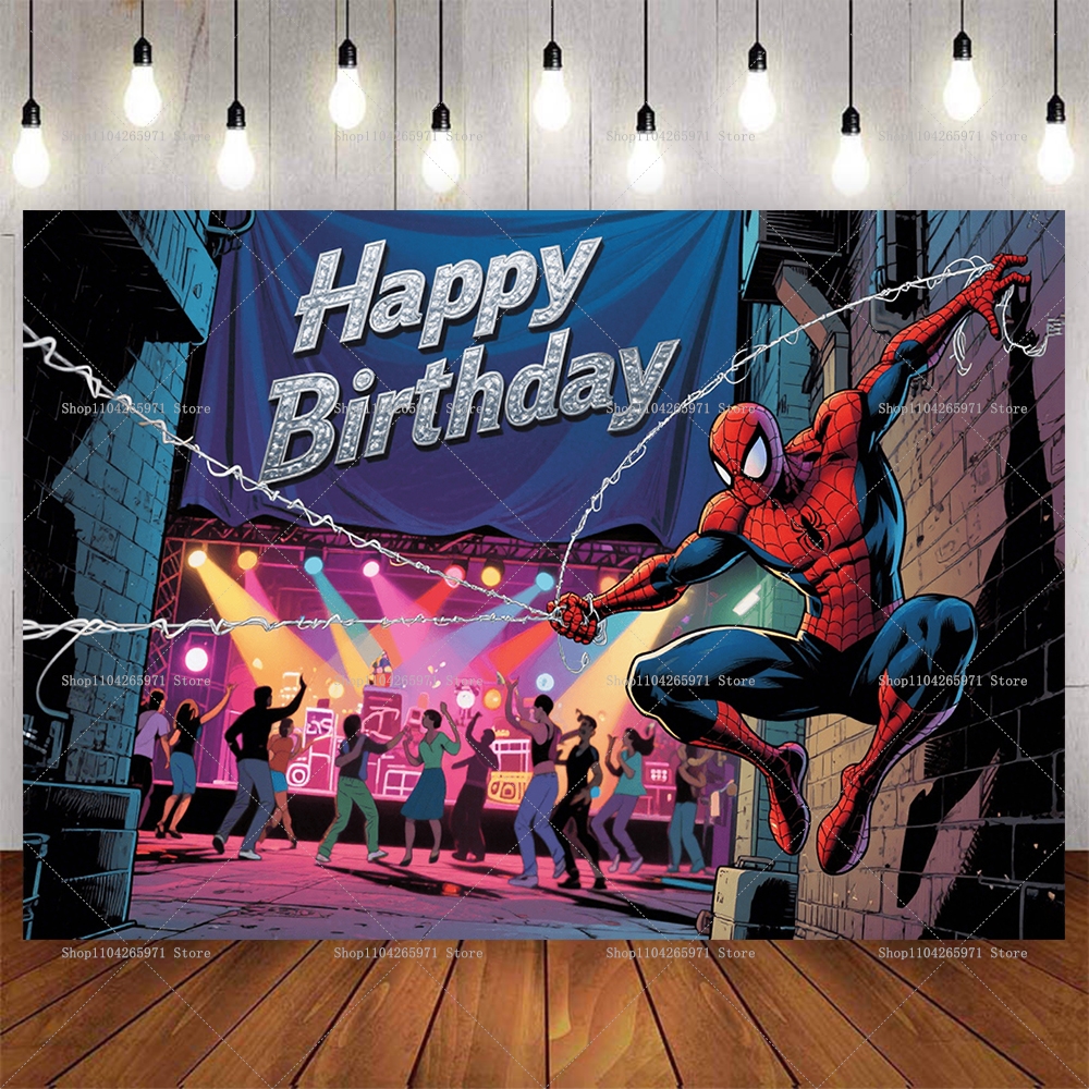 Cool Spider-Man Birthday Backd - đánh giá và giá Men'S Grooming Wedding Day