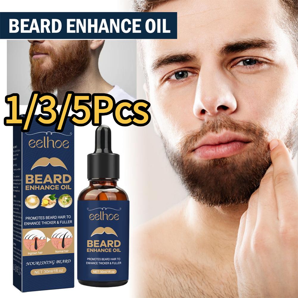 Natural 1/3/5Pcs Beard Growth  - đánh giá và giá Beard Oil Growth