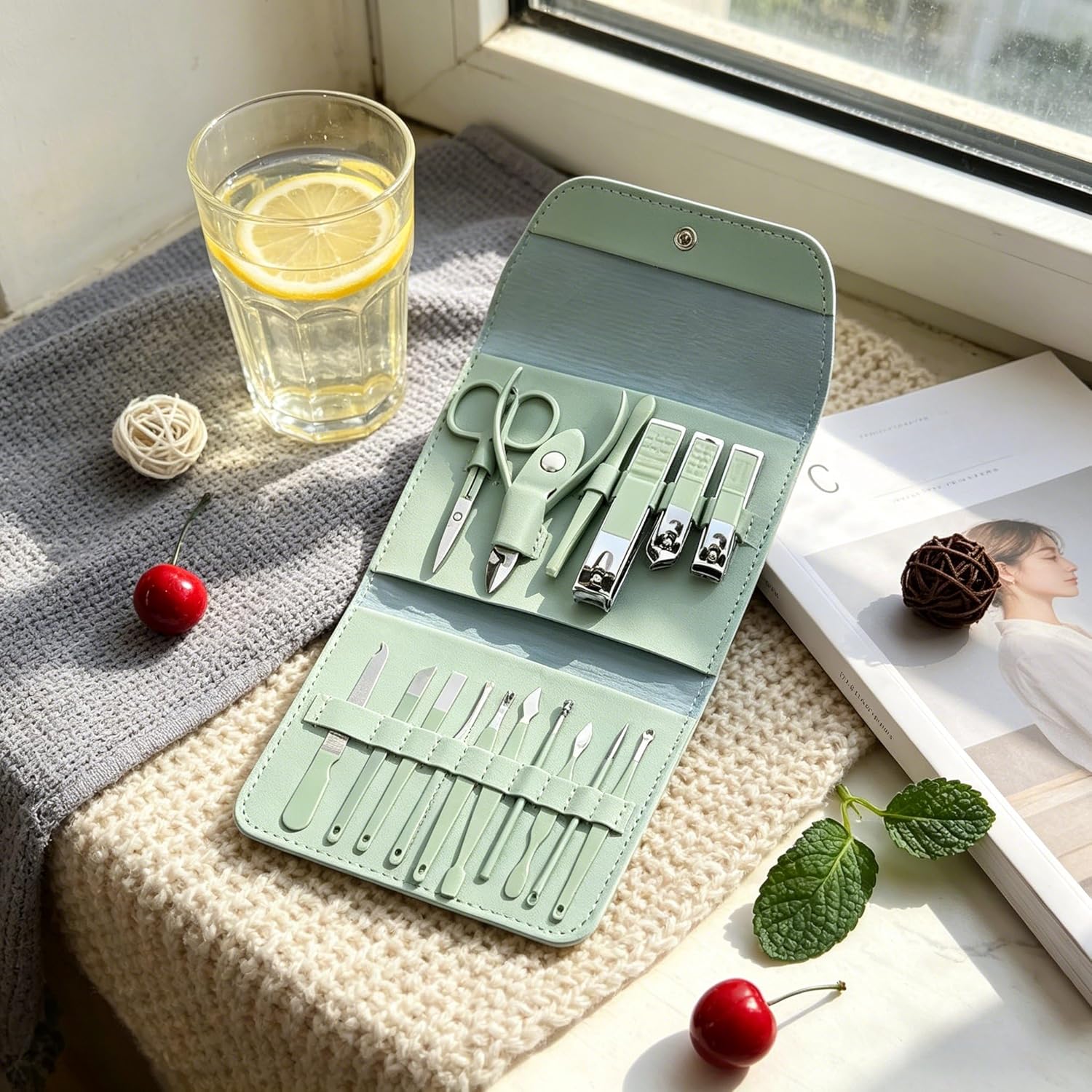 Manicure Set 16 in 1 Stainless - đánh giá và giá Mens Grooming Travel Kit