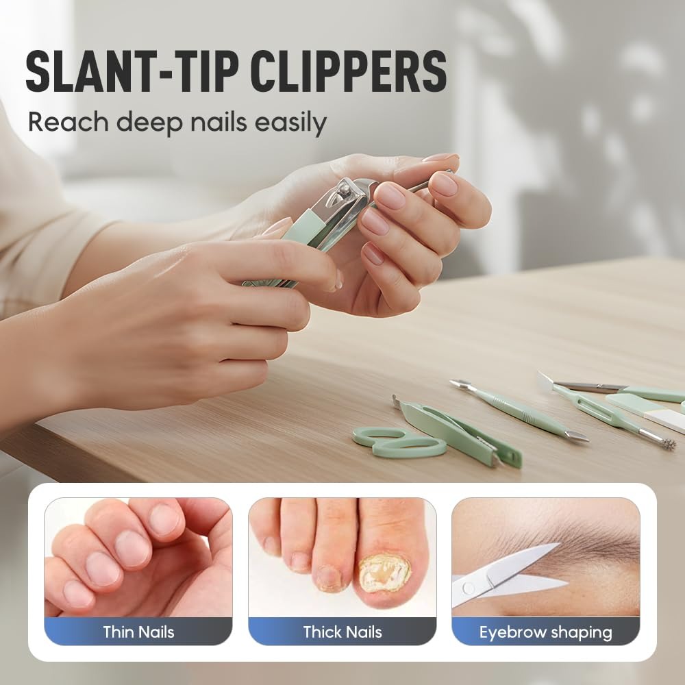 Manicure Set 16 in 1 Stainless - đánh giá và giá Mens Grooming Travel Kit
