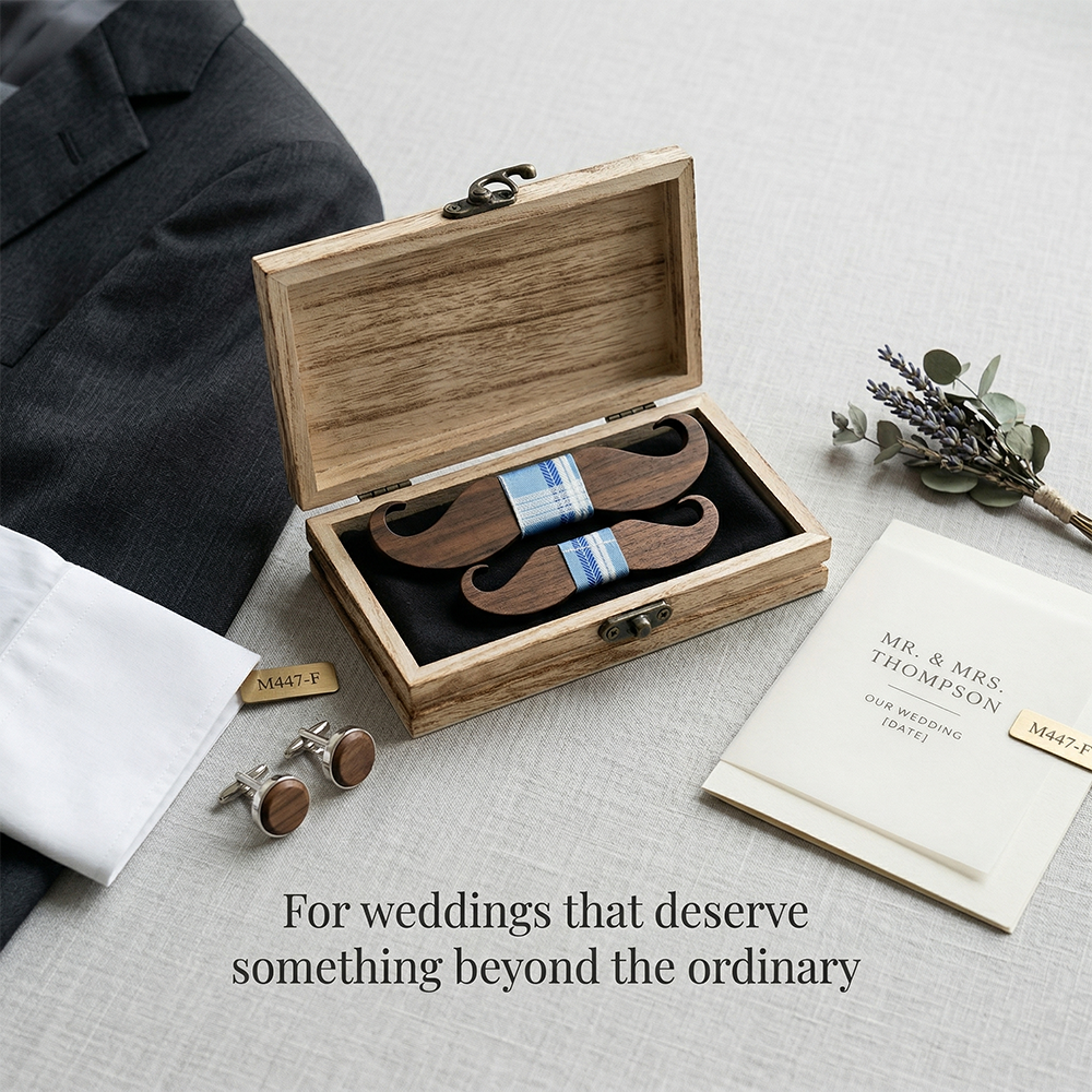 Mens Wooden Bowtie Set Classic - đánh giá và giá Men'S Grooming Gift Box