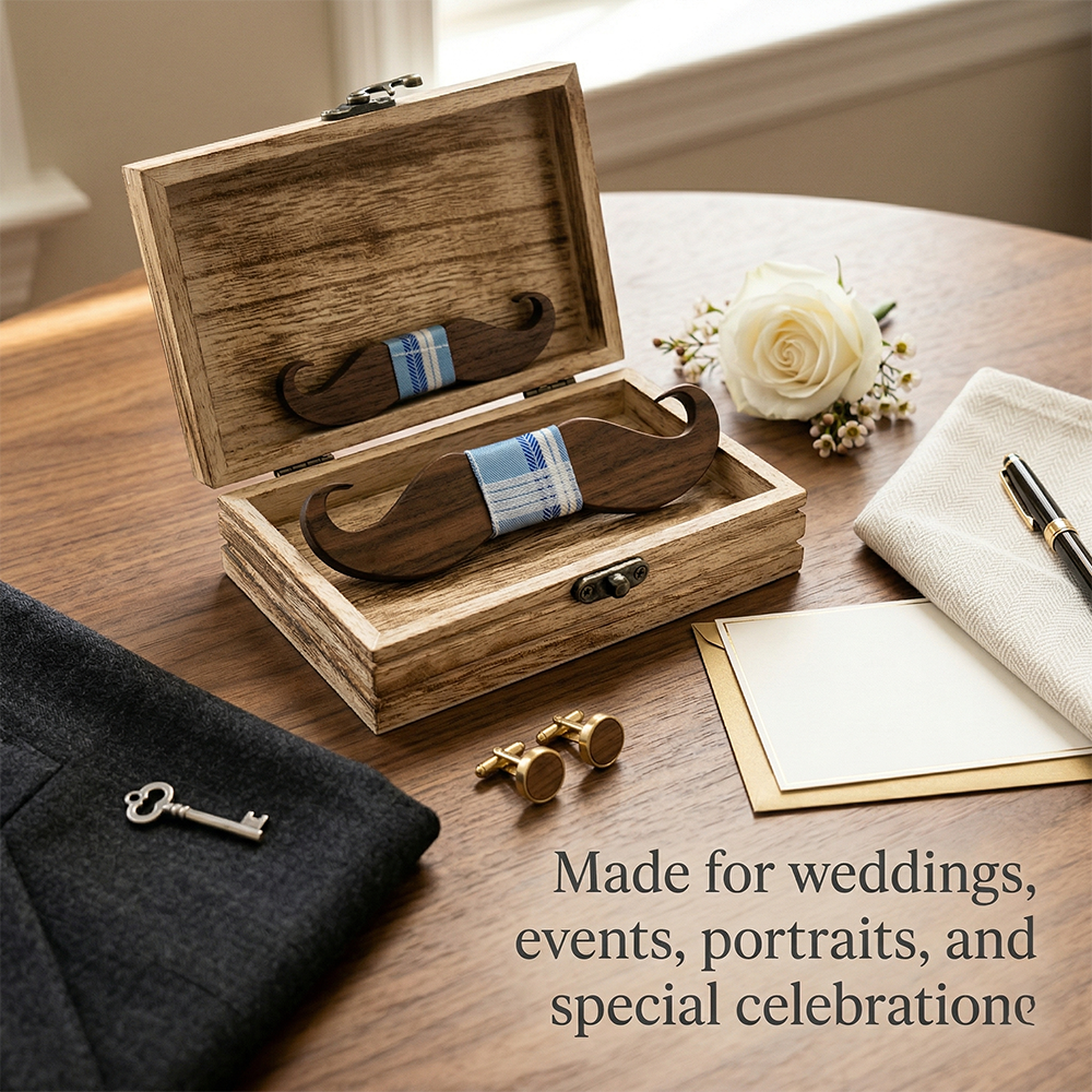 Mens Wooden Bowtie Set Classic - đánh giá và giá Men'S Grooming Gift Box