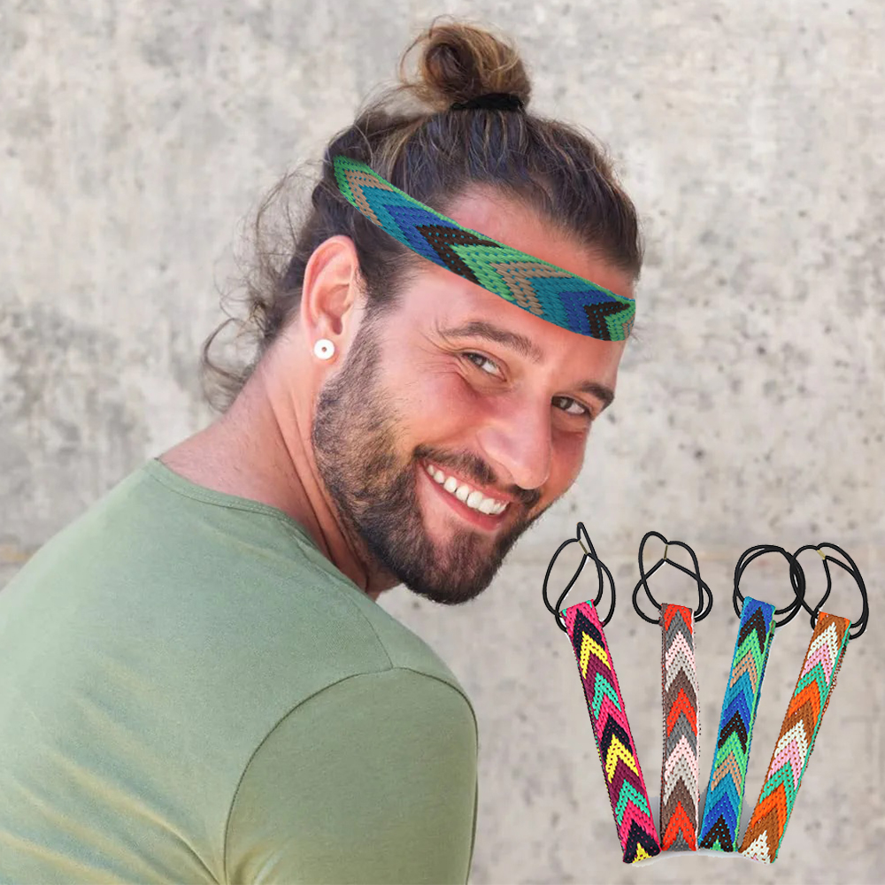 Men's Bohemian Elastic Hair Ba - đánh giá và giá Men'S Grooming Tape
