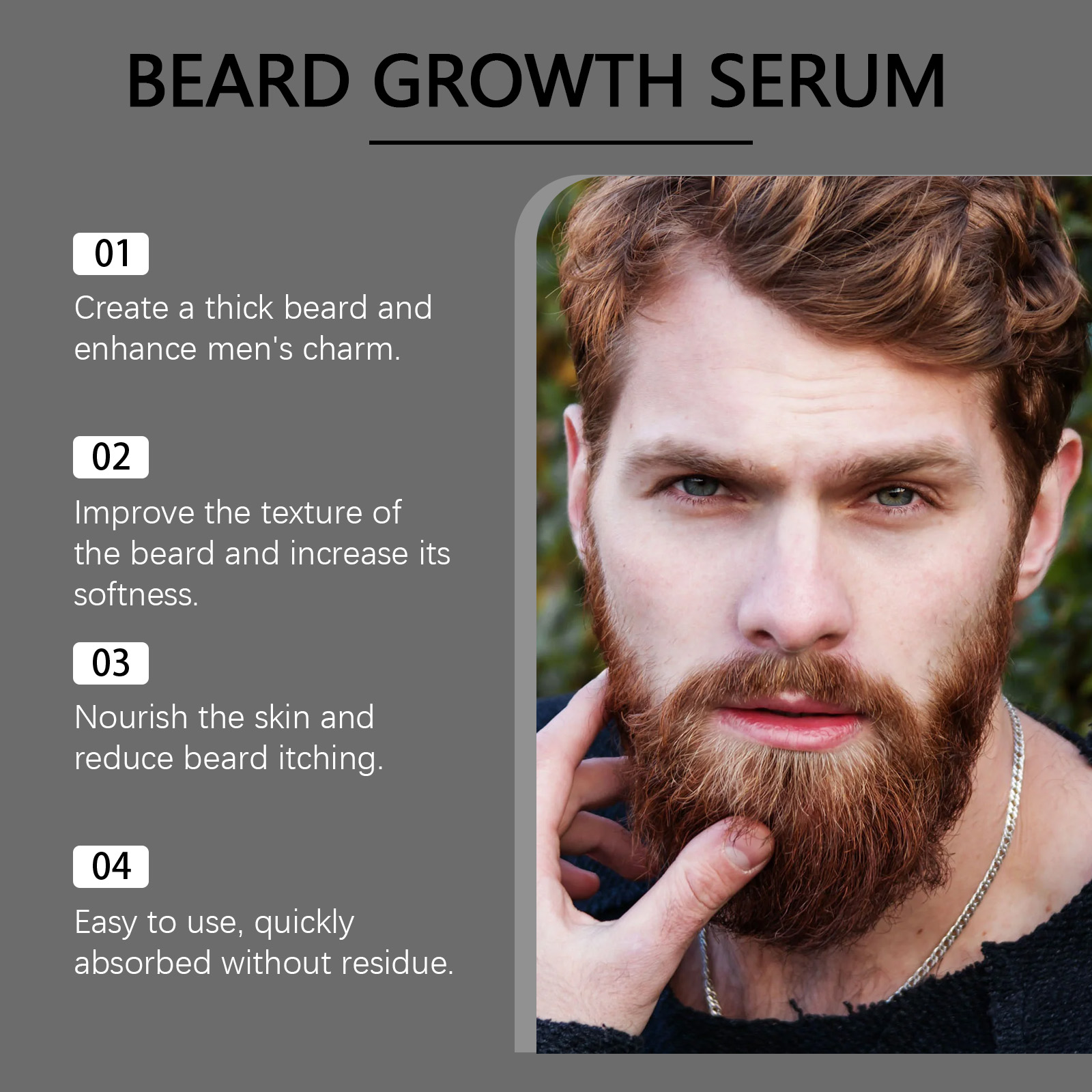 Beard Care Essential Oil Deep  - đánh giá và giá Beard Oil Growth